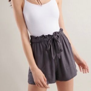 Grey Garage bow tie shorts